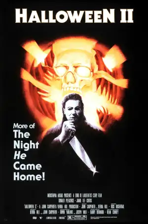 Poster to the movie "Halloween II" #860938