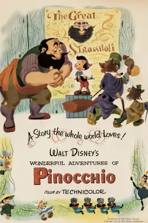 Poster to the movie "Pinocchio" #635478
