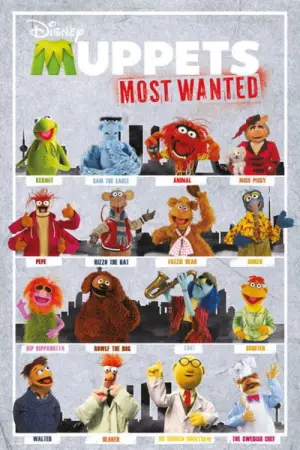 Poster to the movie "Muppets Most Wanted" #717136