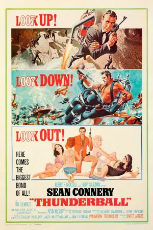 Poster to the movie "Thunderball" #640906