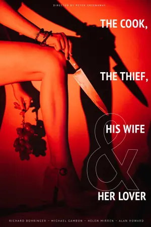 Poster to the movie "The Cook, the Thief, His Wife & Her Lover" #221171