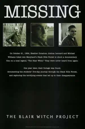Poster to the movie "The Blair Witch Project" #697496