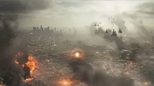 Backdrop to the movie "Battle: Los Angeles" #855279