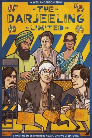 Poster to the movie "The Darjeeling Limited" #688988