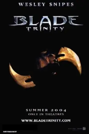 Poster to the movie "Blade: Trinity" #673652