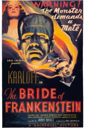 Poster to the movie "The Bride of Frankenstein" #416786