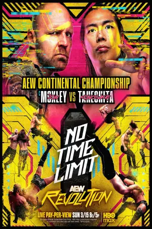 Poster to the movie "AEW Revolution" #768916