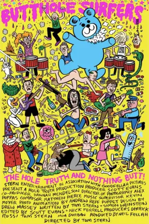 Movie poster "Butthole Surfers: The Hole Truth and Nothing Butt"