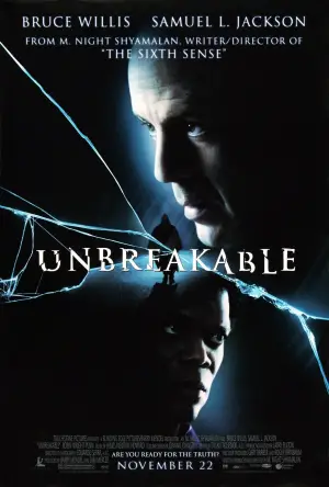 Poster to the movie "Unbreakable" #695361