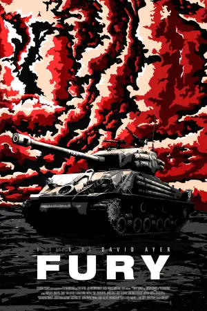 Poster to the movie "Fury" #560121