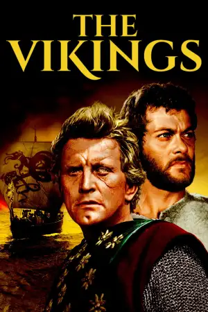 Poster to the movie "The Vikings" #896962