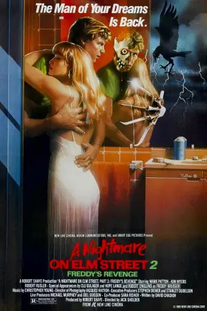 Poster to the movie "A Nightmare on Elm Street Part 2: Freddy