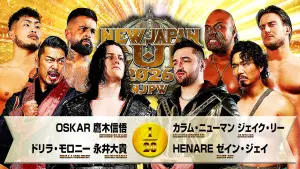 Backdrop to the movie "NJPW New Japan Cup 2026 - Day 1" #773708
