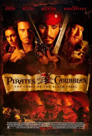 Poster to the movie "Pirates of the Caribbean: The Curse of the Black Pearl" #551149
