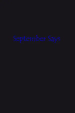 Poster to the movie "September Says" #476064