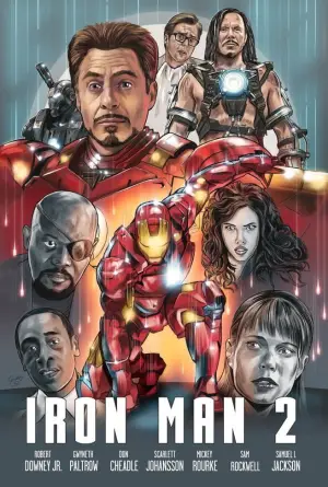 Poster to the movie "Iron Man 2" #555083