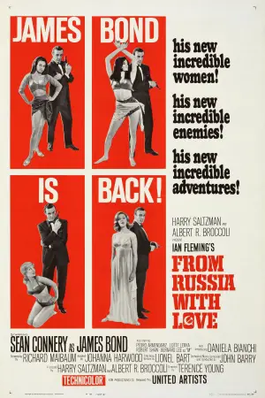 Poster to the movie "From Russia with Love" #624438