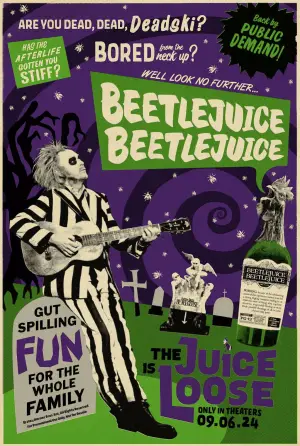 Poster to the movie "Beetlejuice Beetlejuice" #566296
