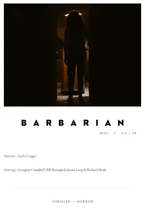 Poster to the movie "Barbarian" #254057