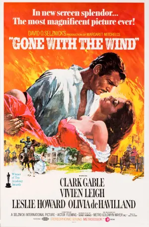 Poster to the movie "Gone with the Wind" #54715