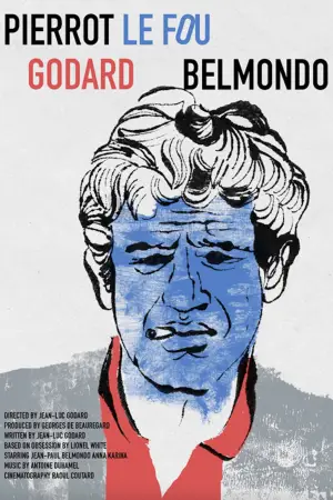 Poster to the movie "Pierrot le Fou" #861788