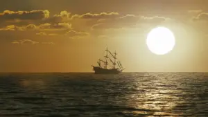 Backdrop to the movie "Pirates of the Caribbean: At World
