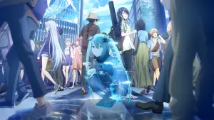 Backdrop to the movie "COLORFUL STAGE! The Movie: A Miku Who Can