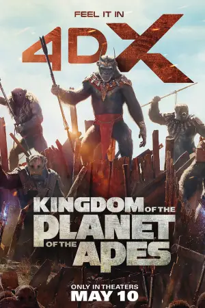 Poster to the movie "Kingdom of the Planet of the Apes" #558171