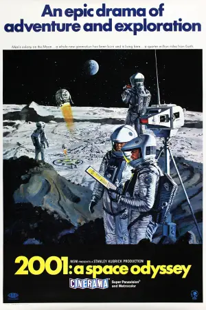 Poster to the movie "2001: A Space Odyssey" #565386