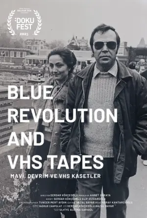 Movie poster "Blue, Revolution and VHS Tapes"