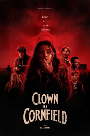 Poster to the movie "Clown in a Cornfield" #780567