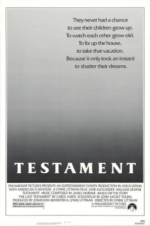 Poster to the movie "Testament" #627337