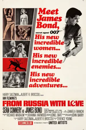 Poster to the movie "From Russia with Love" #624440