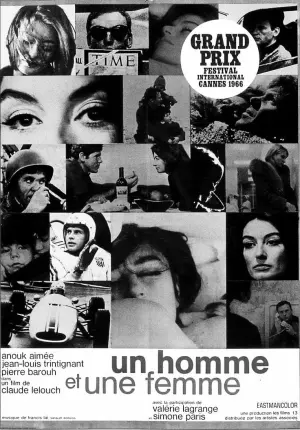 Poster to the movie "A Man and a Woman" #505587