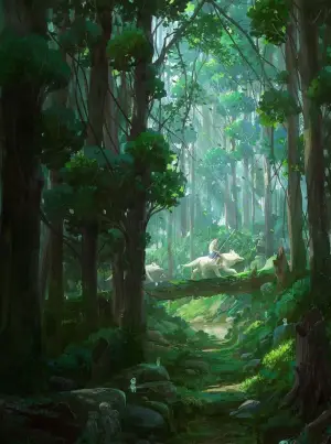 Poster to the movie "Princess Mononoke" #749506