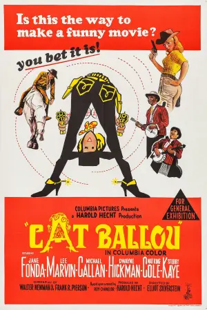 Poster to the movie "Cat Ballou" #906696