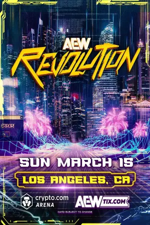 Poster to the movie "AEW Revolution" #768897
