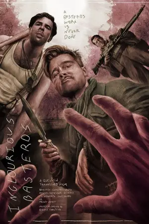 Poster to the movie "Inglourious Basterds" #556789