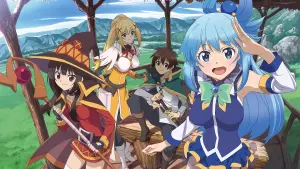 Backdrop to the movie "KONOSUBA – God