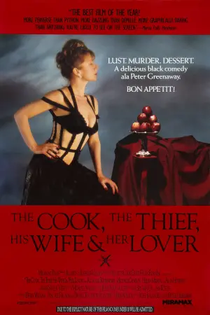 Poster to the movie "The Cook, the Thief, His Wife & Her Lover" #159468