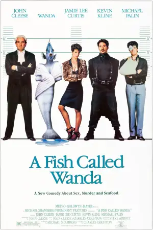 Poster to the movie "A Fish Called Wanda" #807969