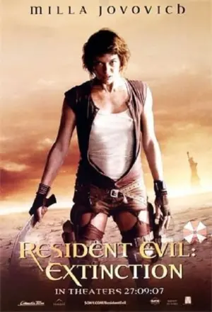 Poster to the movie "Resident Evil: Extinction" #292182
