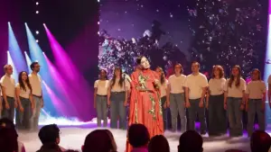 Backdrop to the movie "La fête de la chanson française - 20 ans d