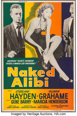 Poster to the movie "Naked Alibi" #668037