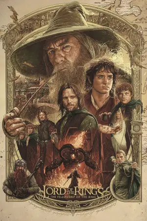 Poster to the movie "The Lord of the Rings: The Fellowship of the Ring" #515801