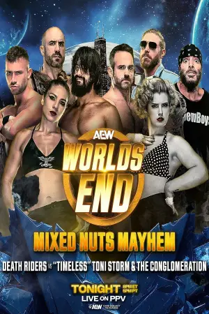 Poster to the movie "AEW Worlds End 2025" #935008