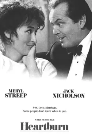 Poster to the movie "Heartburn" #621738