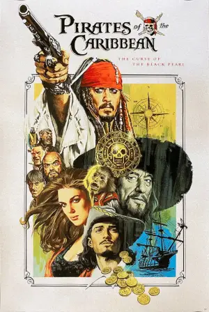 Poster to the movie "Pirates of the Caribbean: The Curse of the Black Pearl" #551174
