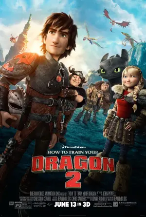 Poster to the movie "How to Train Your Dragon 2" #27475