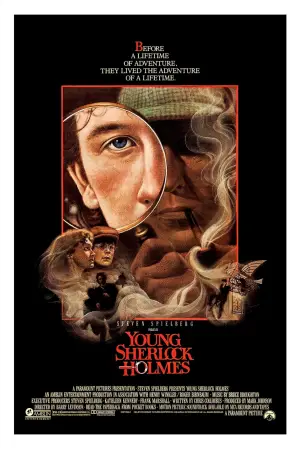 Poster to the movie "Young Sherlock Holmes" #740155